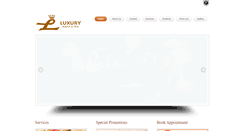 Desktop Screenshot of luxurynailspamo.com